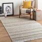 Surya Lily 10" x 14" Light Beige, Caramel, Charcoal and Off-White Indoor/Outdoor Area Rug, , large