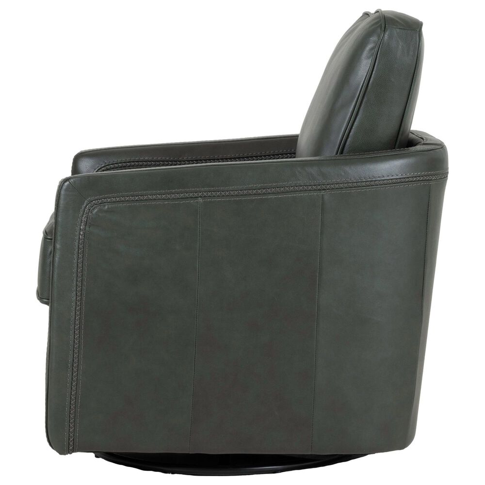 Italiano Furniture Turner Swivel Glider Chair in Forest Green, , large
