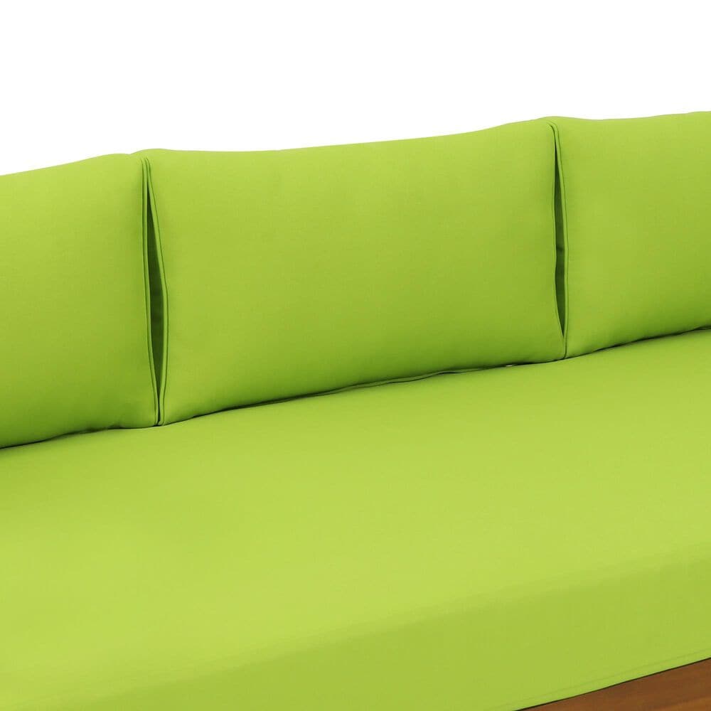 Hearth and Haven Claremont Outdoor Sofa Daybed in Green, , large