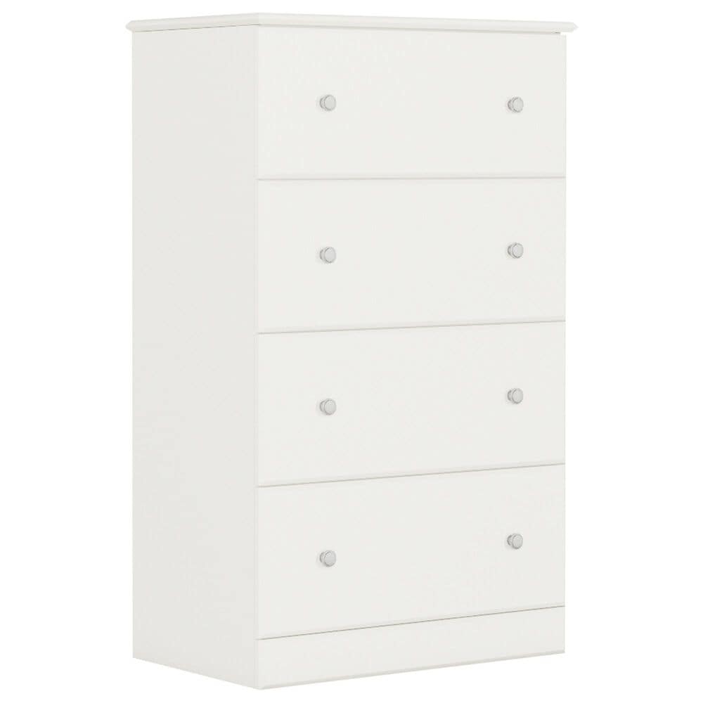 Lemoore Essentials 26" 4-Drawer Chest in Rockport White, , large