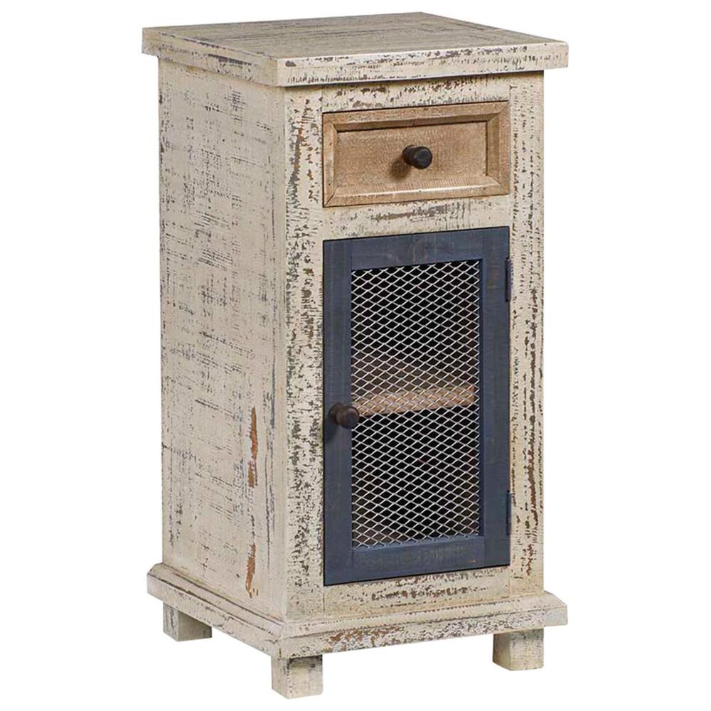 Tiddal Home Stella Chairside Cabinet in Distressed Earth Tones, , large