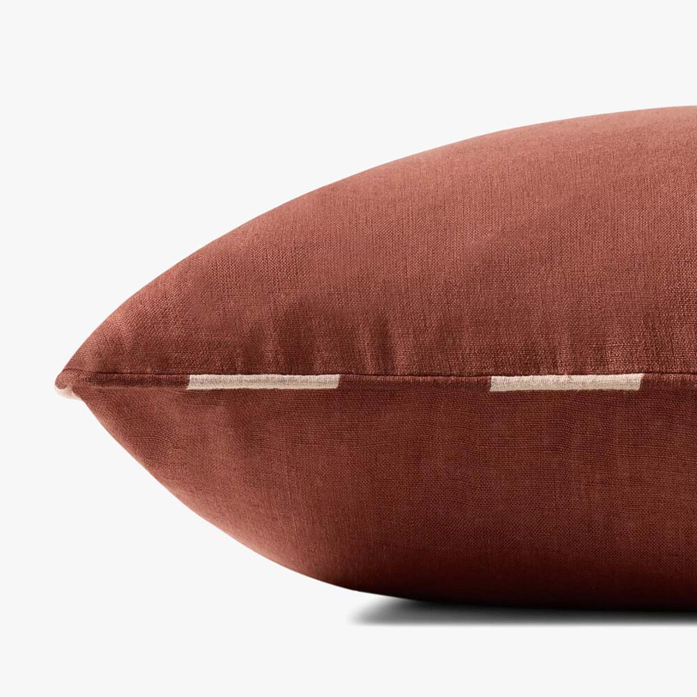 Loloi 22&quot; Square Throw Pillow in Brick, , large