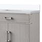 Lexora Home Laurel 84" Double Bathroom Vanity in White Oak with White Quartz Top and Rectangular Sinks, , large