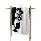 Sunday Citizen Faces II 52" x 75" Throw in Off White and Black, , large