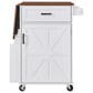 HOMLUX 39" Outdoor Kitchen Island in White, , large