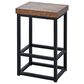 HOMLUX Farmhouse Kitchen Island with Drop Leaf and 2 Stools in Black, Natural and Rustic Brown, , large