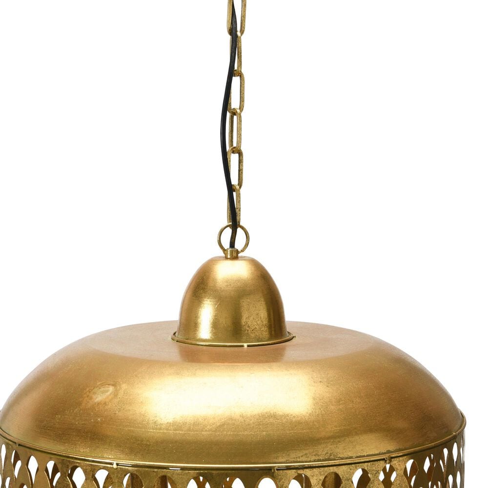 Creative Coop Stella 3-Light Pendant in Brushed Gold, , large