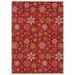 Dalyn Rug Company Wonderland WN31 5" x 7"6" Red Indoor/Outdoor Area Rug, , large