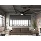 Hunter Solaria 72" Outdoor Ceiling Fan with LED Light in Matte Black, , large