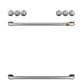 Cafe Handle and Knob Kit for Built-In Range in Brushed Stainless, , large