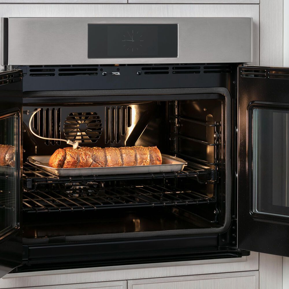 Monogram Statement 30&quot; French Door Electric Double Wall Oven in Stainless Steel, , large