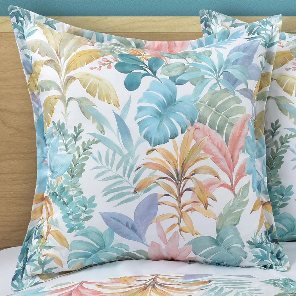 J. Queen New York Bahama 26&quot; Square Euro Pillow Sham in Aqua, , large