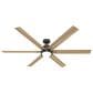 Hunter Gravity 72" Ceiling Fan with LED Light in Noble Bronze, , large