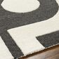 Surya Brook 2" x 3" White and Charcoal Area Rug, , large