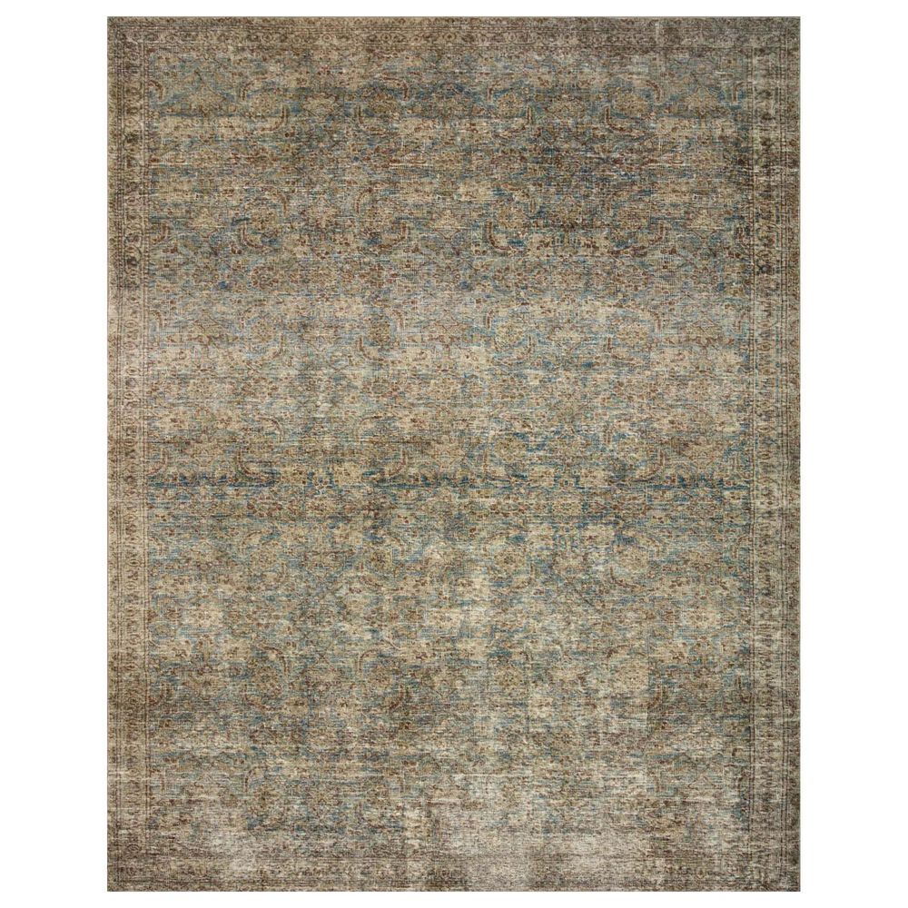 Amber Lewis x Loloi Morgan 5" x 7" Sea and Sage Area Rug, , large