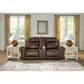 Ashley Gravier Power Reclining Loveseat with Console and Adjustable Headrest in Cordova, , large