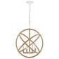 Golden Lighting Marina 4-Light Chandelier in Natural White, , large