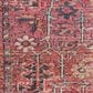 57 Grand by Nicole Curtis Series 1 Brick Red, Navy and Ivory 2" x 6" Runner, , large