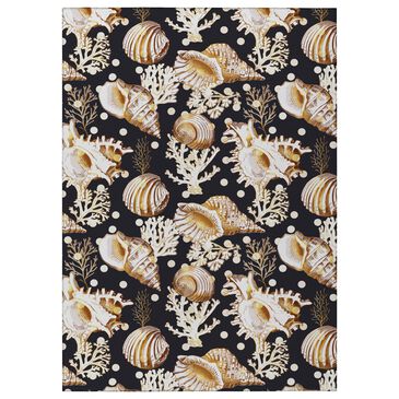 Dalyn Rug Company Seabreeze SZ6 9" x 12" Black Area Rug, , large