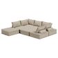 Ashley Bales 7-Piece Modular U-Shaped Sectional in Taupe, , large