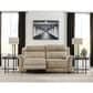 Ashley Next-Gen DuraPella Power Reclining Sofa with Power Headrest in Sand, , large