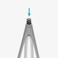Dreamfarm Clongs Lite Non Scratch Stainless Steel Tongs in Gray, , large