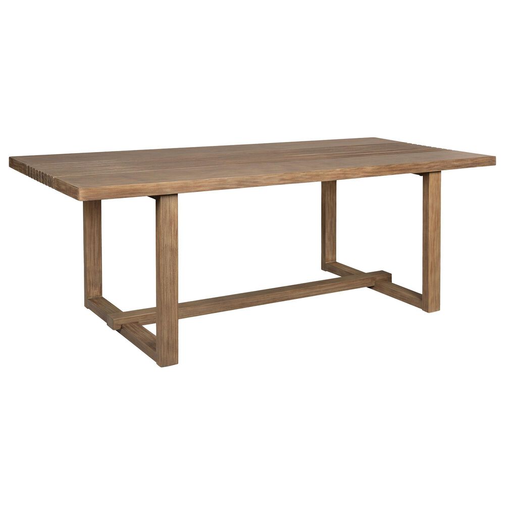 Blue River Vivid Outdoor Rectangular Dining Table in Light Eucalyptus - Table Only, , large