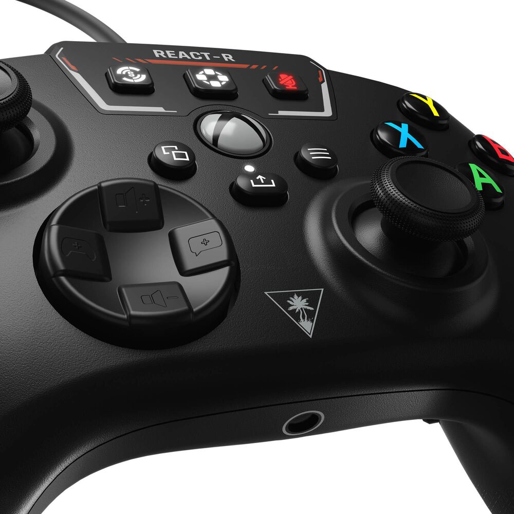 Turtle Beach REACT-R Wired Gaming Controller for Xbox Series X|S/Xbox One in Black, , large