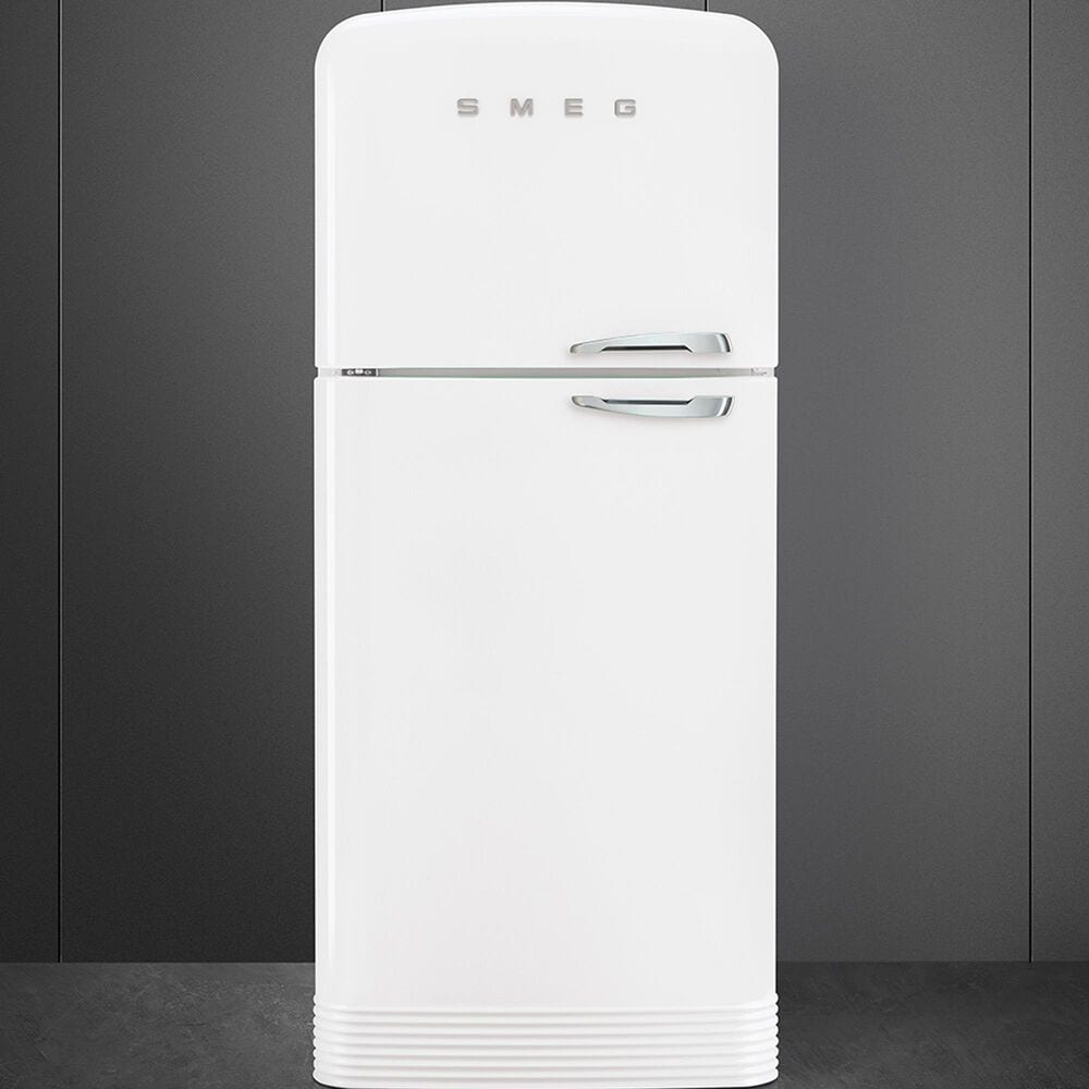 SMEG 19.28 Cu. Ft. Retro Top Freeze Refrigerator with Left Hinge in White, , large