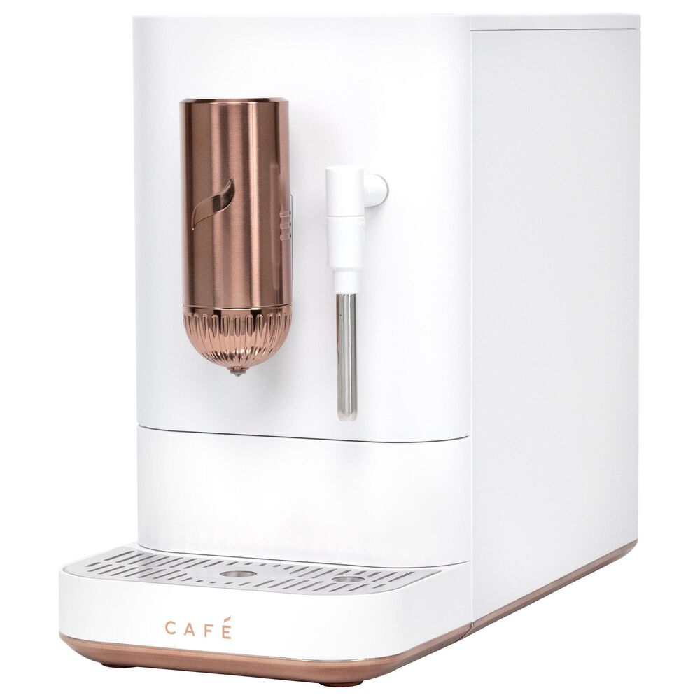 Cafe 40.5 Oz Affetto Espresso Machine in Matte White, , large