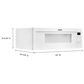 Whirlpool 1.1 Cu. Ft. Over-the-Range Low Profile Microwave Hood Combination in White, , large