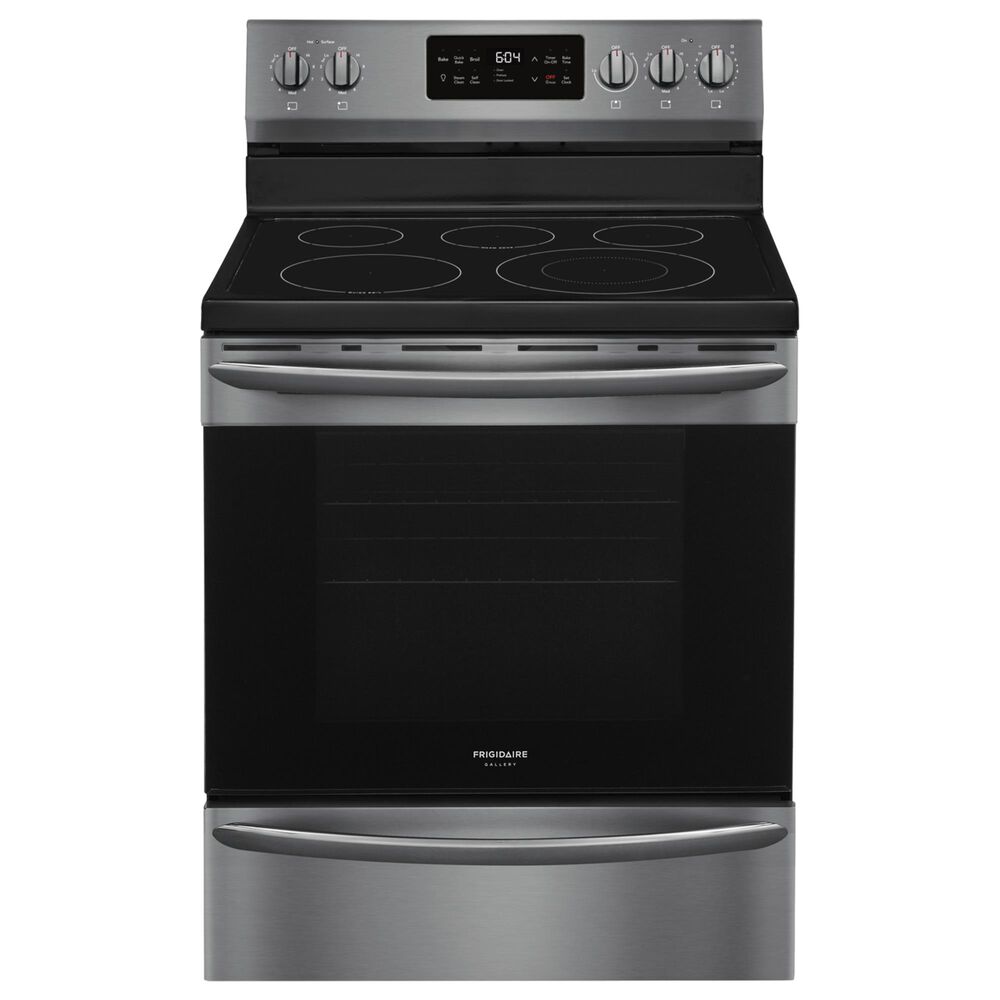 Frigidaire 5.4 Cu. Ft. Ceramic-Top Electric Range in Black Stainless Steel, , large