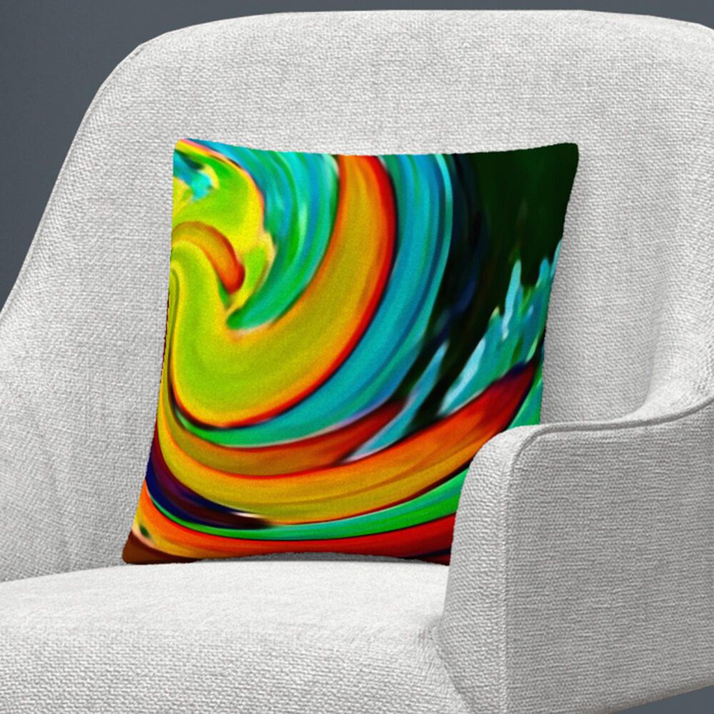 Timberlake Amy Vangsgard 'Crashing Wave' 16 x 16 Decorative Throw Pillow, , large