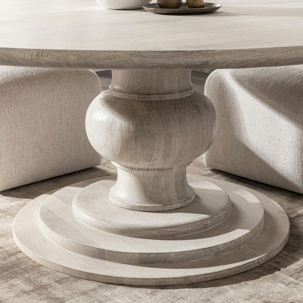 Imported Dining, Occ, Accent, Hera Dining Table in Whitewash Creamwood - Table Only, , large