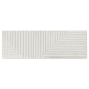 Soho Studio Fragments Light Grey 2" x 8" Ceramic Tile, , large