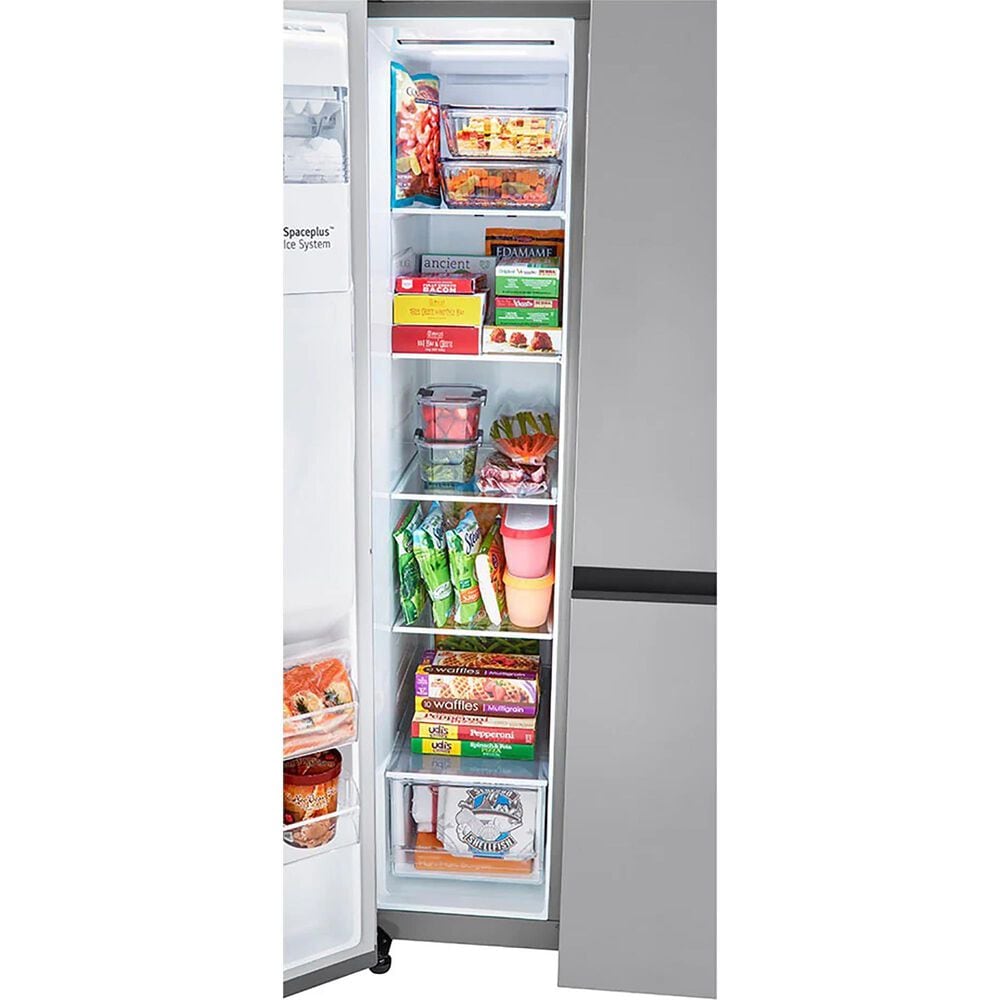 LG 22.5 Cu. Ft. Side-By-Side Counter-Depth Refrigerator in PrintProof Stainless Steel, , large