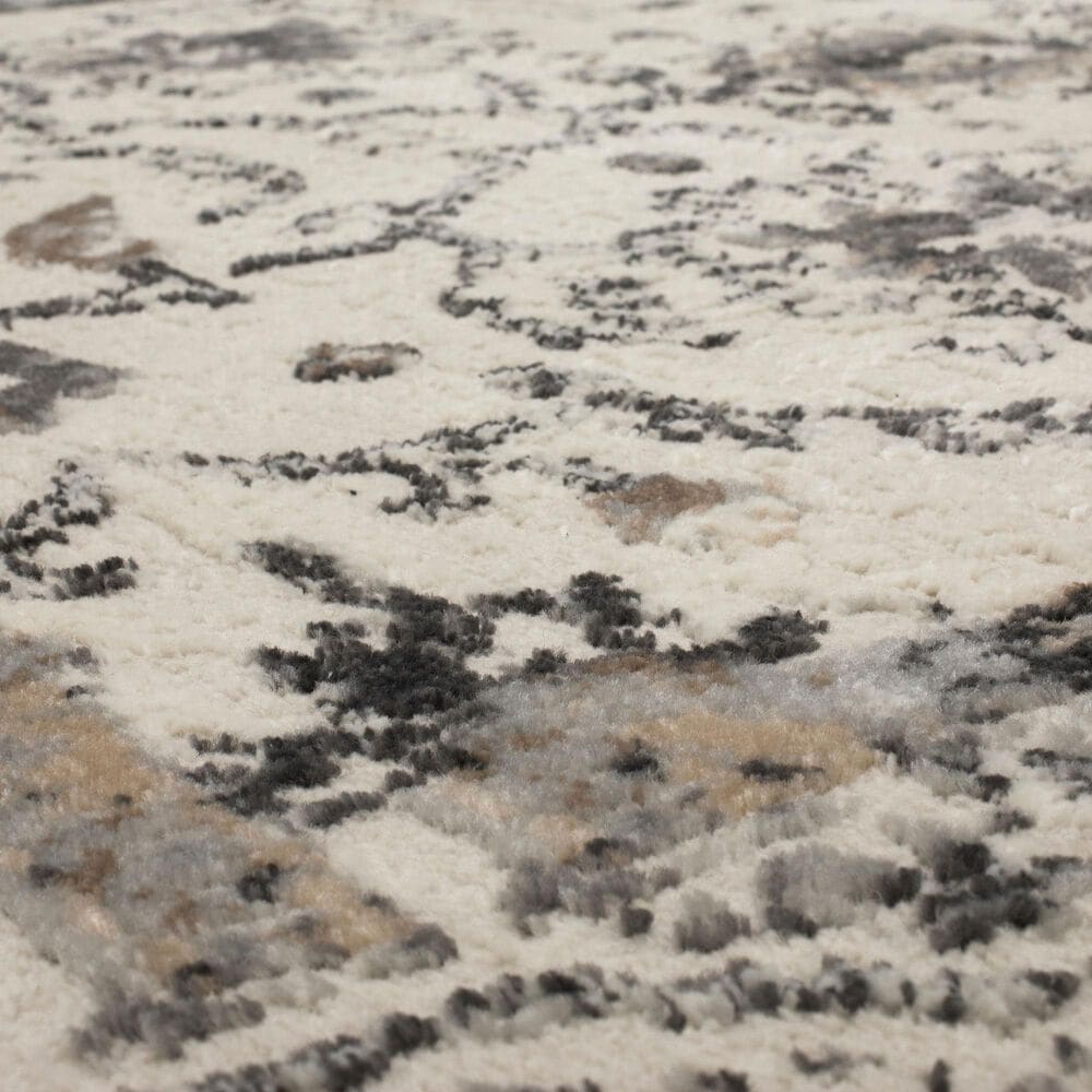 Karastan Cleo R1076 5&#39; 3&quot; X 8&#39; Light Grey Area Rug, , large
