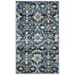 Safavieh Amsterdam AMS113M-4 4" x 6" Blue/Creme Area Rug, , large