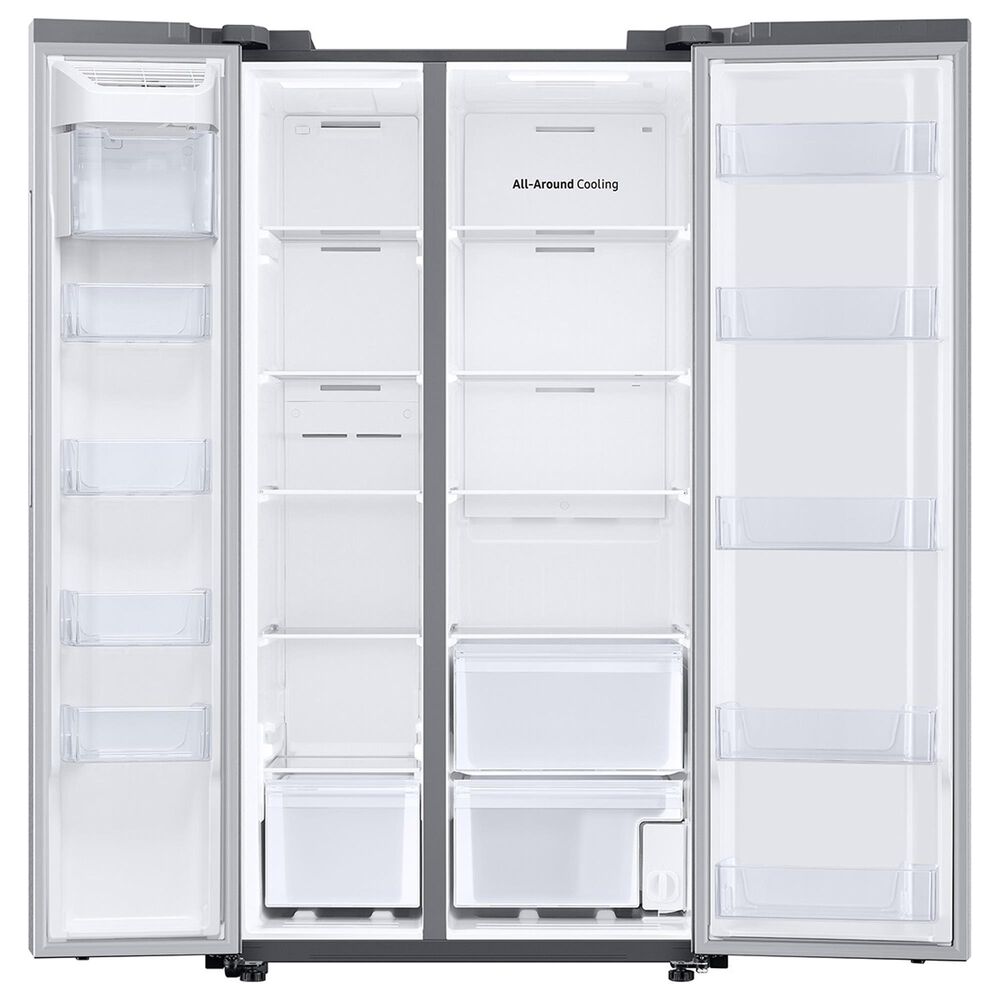 Samsung 28 Cu. Ft. Smart Side-by-Side Refrigerator in Stainless Steel, , large