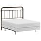 Richlands Furniture Kirkland Full/Queen Slat Metal Bed  in Dark Bronze, , large
