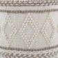 LumiSource Tahoe 18" Pom Pom Storage Ottoman in Beige, , large