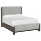 Nicolette Home Plum Creek 5 Piece Queen Upholstered Panel Bedroom Set in Ravenwood Black, , large