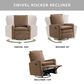 Oxford Baby Uptown Manual Glider Recliner Rocking Chair in Teddy Brown, , large