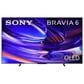 Sony 65" Class Bravia 6 OLED 4K HDR - Smart Google TV in Black, , large