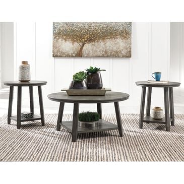 Ashley Caitbrook 3-Piece Occasional Table Set in Antique Washed Gray, , large