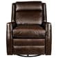 Bradington-Young Finley Manual Wall Hugger Swivel Glide Recliner in Brown, , large