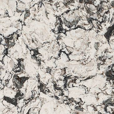 Cambria Luxury Huntley 3cm Quartz Countertop in White and Gray, , large