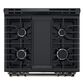 LG 5.8 Cu. Ft. Slide-in Gas Range in PrintProof Black Stainless Steel, , large