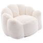 Hearth and Haven Lotus Bean Bag Chair with Pull Ring in White, , large