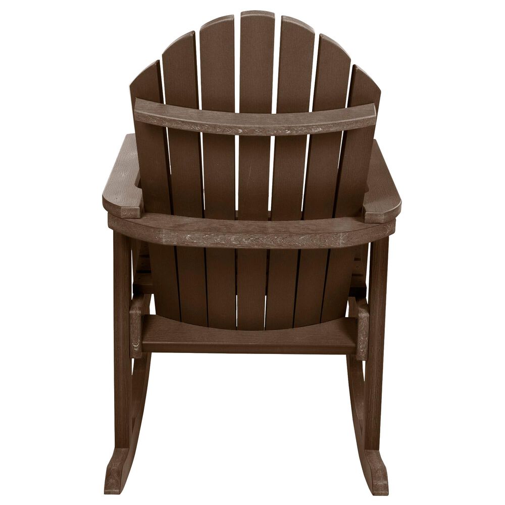 Highwood USA Hamilton Patio Rocking Chair in Weathered Acorn NFM